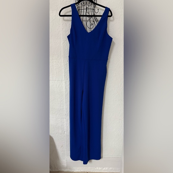 Crystal Sky Pants - Chic Royal Blue Women's Jumpsuit